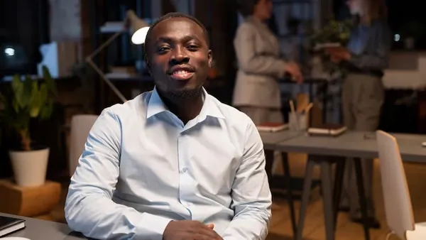 A businessman at work in an office — an article about AI for Nigerian accounting firms