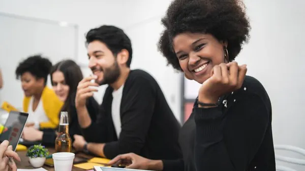 An African businesswoman working in an office — an article about AI for small business owners in Nigeria