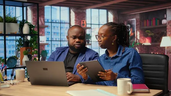 Business colleagues at home — an article about Android app development in Nigeria