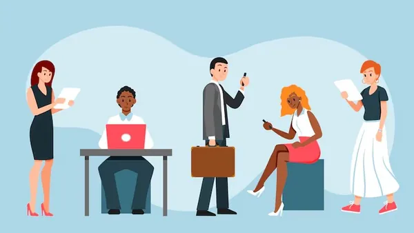 Business colleagues working in an office — an article about business automation ideas for Nigerian retailers