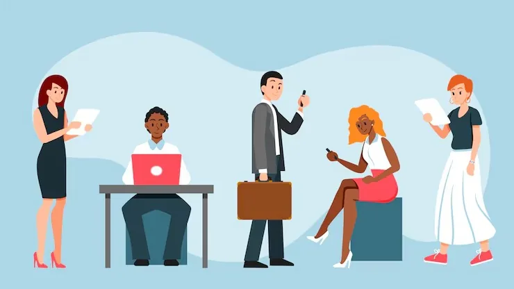 Business colleagues working in an office — an article about business automation ideas for Nigerian retailers