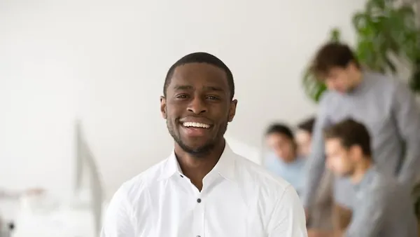 A manager at work in an office — an article about fintech software development in Nigeria