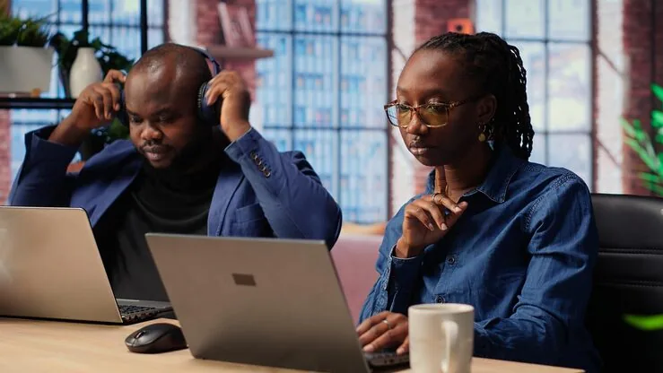 African business colleagues at home — how to build an online store in Nigeria
