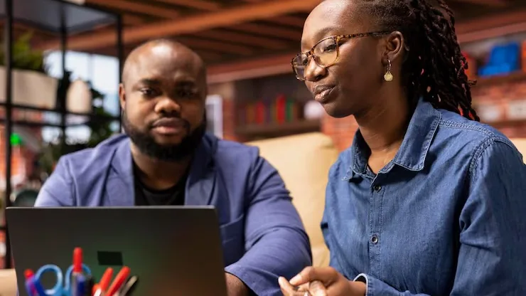 African couple at home — how to turn a business idea into an app