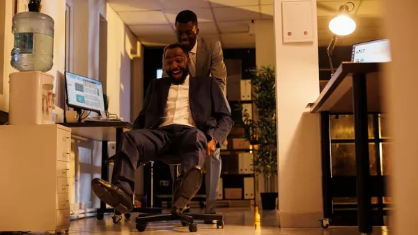 Business colleagues taking notes in an office — an article about MVP vs full product