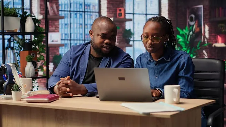 An African businesswoman at home — an article about online business ideas in Lagos