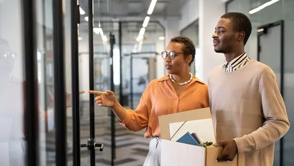 A businessman working in an office — an article about Shopify vs custom website Nigeria