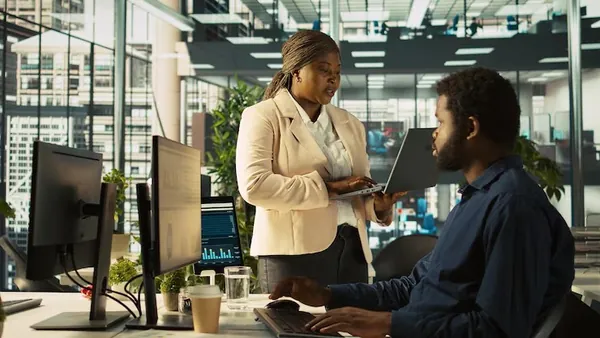A manager working in an office — an article about technology solutions for Nigerian hospitals